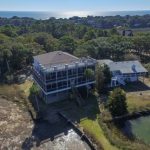 Aerial View of Tabby House, Folly Beach South Carolina